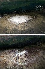 Glacial Melt Kilimandžáro